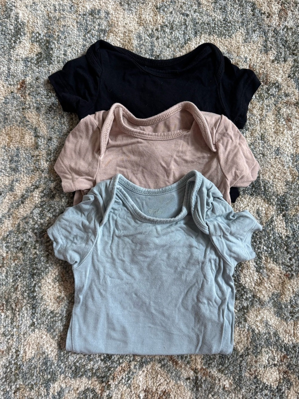 Kyte Baby Short Sleeve Bodysuit 3pk 3-6m